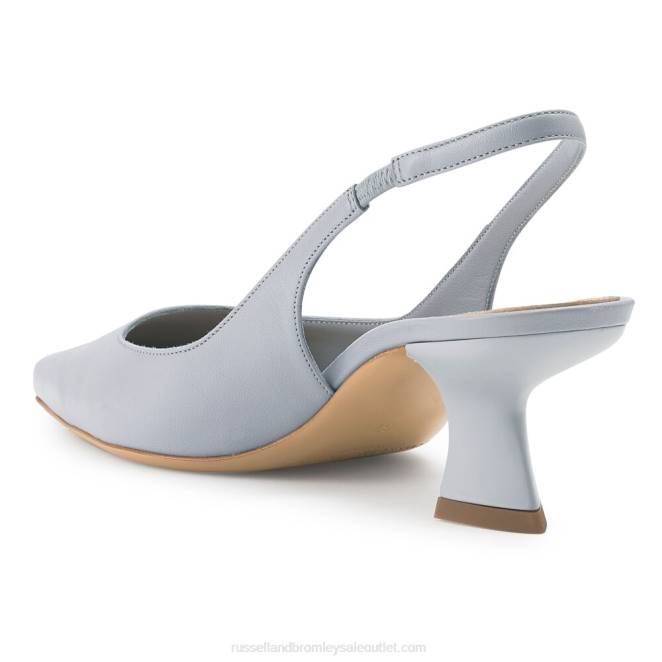 VXTJ90 azul Russell And Bromley mujer bomba de punto slingpoint slingback