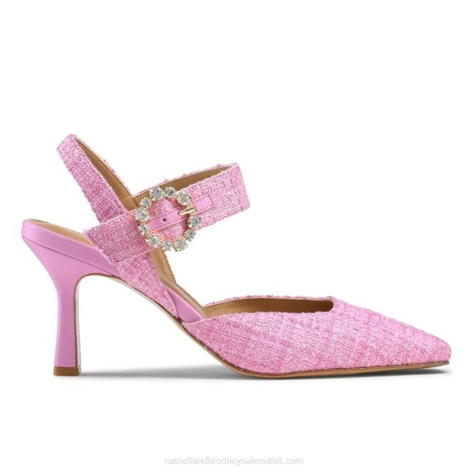 VXTJ94 rosa Russell And Bromley mujer puntera estrictamente recortada