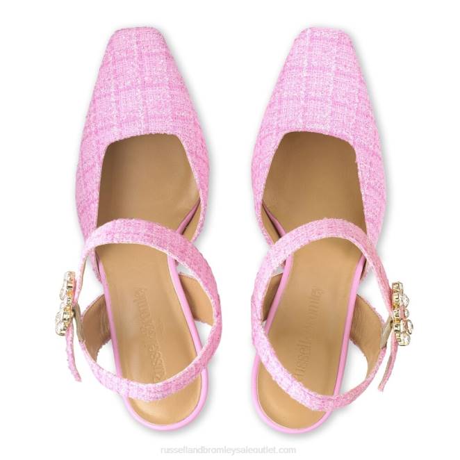 VXTJ94 rosa Russell And Bromley mujer puntera estrictamente recortada