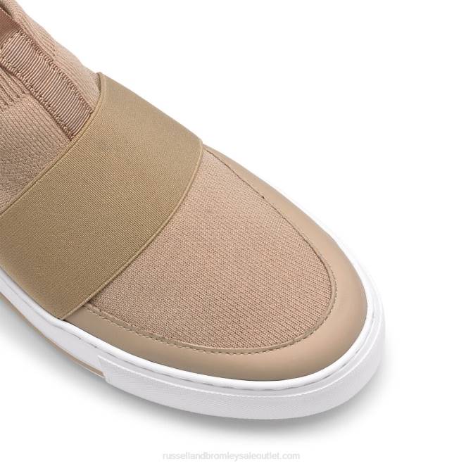 VXTJ10 beige Russell And Bromley mujer tenis de punto Park Knit