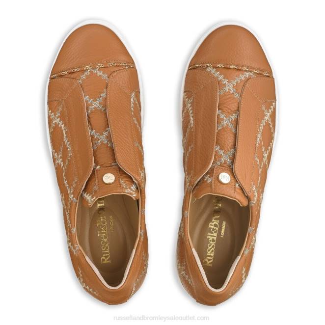 VXTJ30 broncearse Russell And Bromley mujer zapatilla Seawalk sin cordones