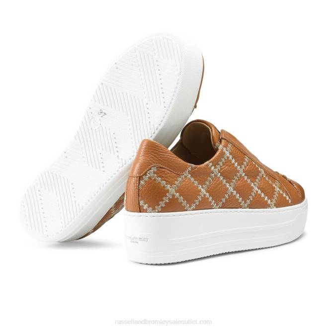 VXTJ30 broncearse Russell And Bromley mujer zapatilla Seawalk sin cordones