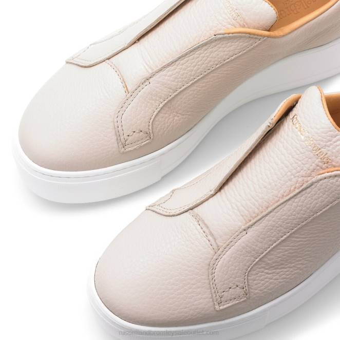 VXTJ32 rosa Russell And Bromley mujer tenis park up con plataforma plana y sin cordones