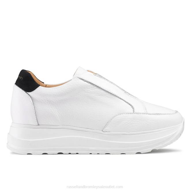 VXTJ39 blanco Russell And Bromley mujer acelerar corredor sin cordones