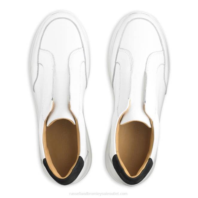 VXTJ39 blanco Russell And Bromley mujer acelerar corredor sin cordones