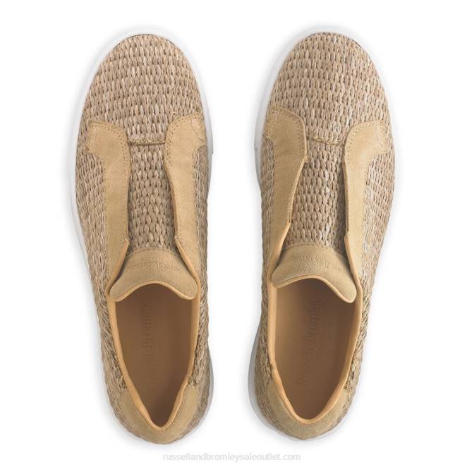 VXTJ3 neutral Russell And Bromley mujer tenis park up con plataforma plana y sin cordones