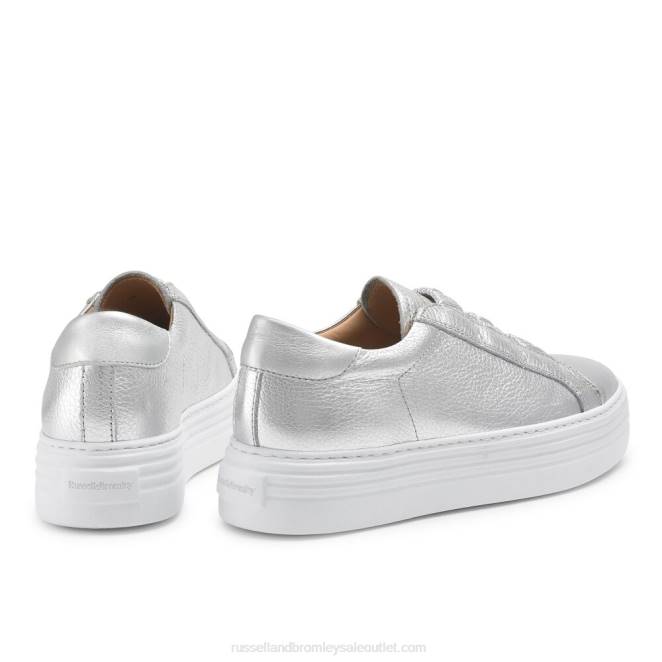 VXTJ41 plata Russell And Bromley mujer zapatillas sirius con plataforma plana