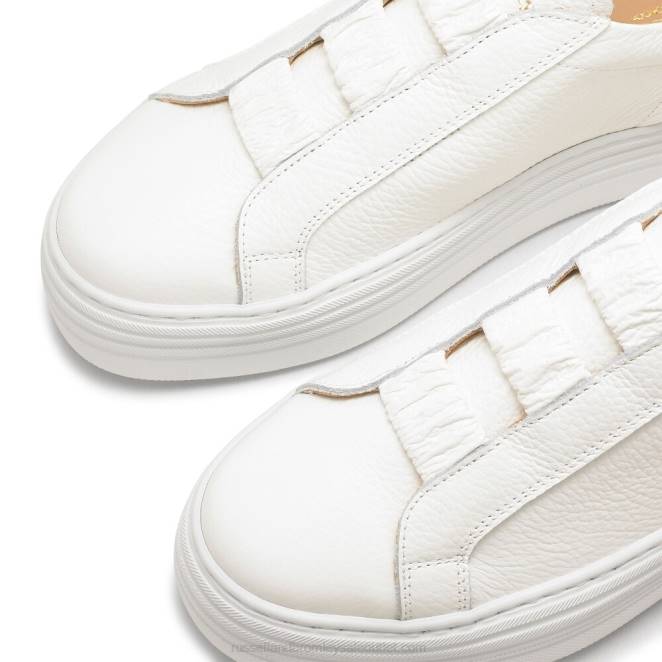 VXTJ46 blanco Russell And Bromley mujer zapatillas sirius con plataforma plana