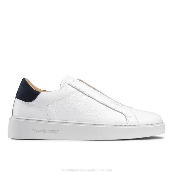 VXTJ47 blanco Russell And Bromley mujer zapatilla dream sin cordones