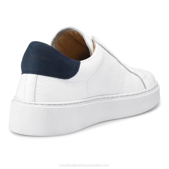 VXTJ47 blanco Russell And Bromley mujer zapatilla dream sin cordones