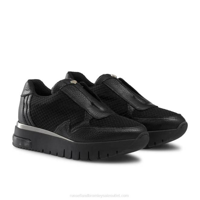 VXTJ50 negro Russell And Bromley mujer corredor de malla island run