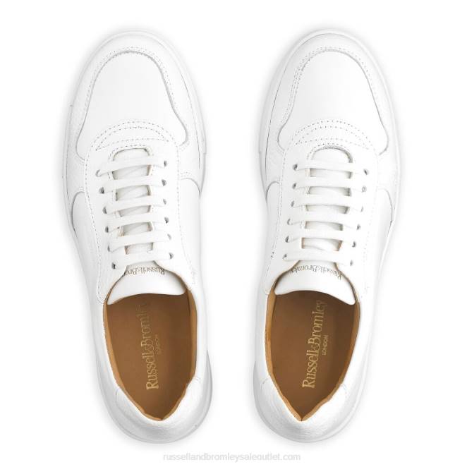 VXTJ54 blanco Russell And Bromley mujer tenis con cordones Park