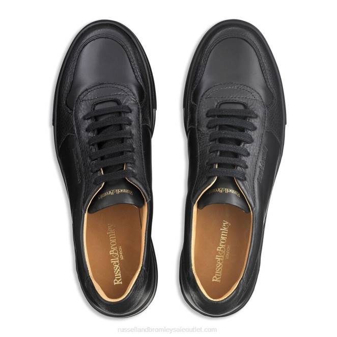 VXTJ55 negro Russell And Bromley mujer tenis con cordones Park