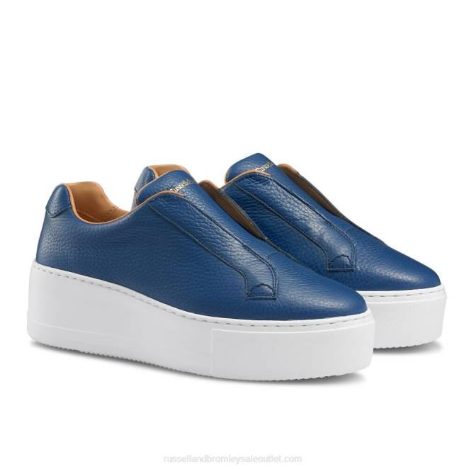 VXTJ5 azul Russell And Bromley mujer tenis park up sin cordones