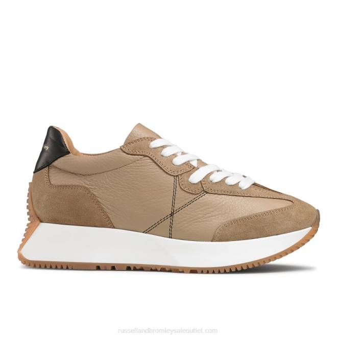 VXTJ65 broncearse Russell And Bromley mujer tenis con suela acampanada