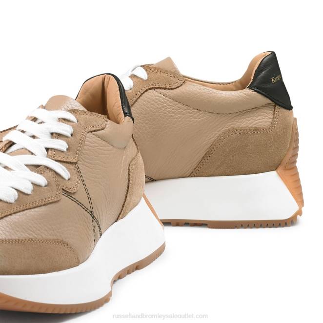 VXTJ65 broncearse Russell And Bromley mujer tenis con suela acampanada