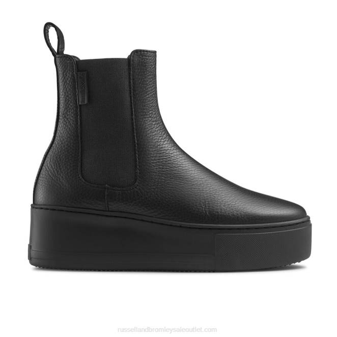 VXTJ87 negro Russell And Bromley mujer park way zapatilla de deporte bota chelsea