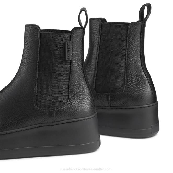 VXTJ87 negro Russell And Bromley mujer park way zapatilla de deporte bota chelsea